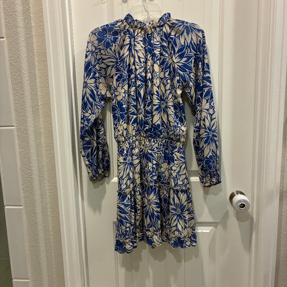 The Sophie Dress from Lavender Brwon - blue & white - size S
